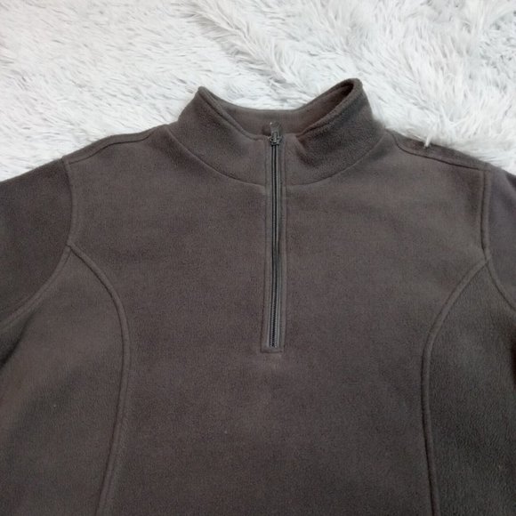 Cabela's Mens Shirt Jacket Fleece Green M Shacket Zip Long Sleeve Pullover - Picture 4 of 11